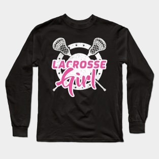 Lax Girl Lacrosse Female LaX Team Player Gift Long Sleeve T-Shirt